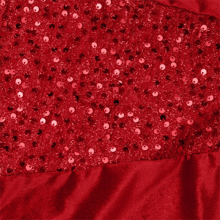 Елегантна дамска рокля с пайети