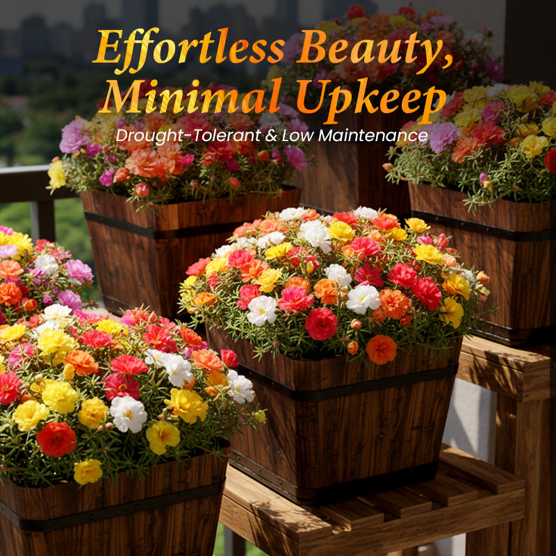 🌹Смесени цветни семена от двуцветна мъхова роза