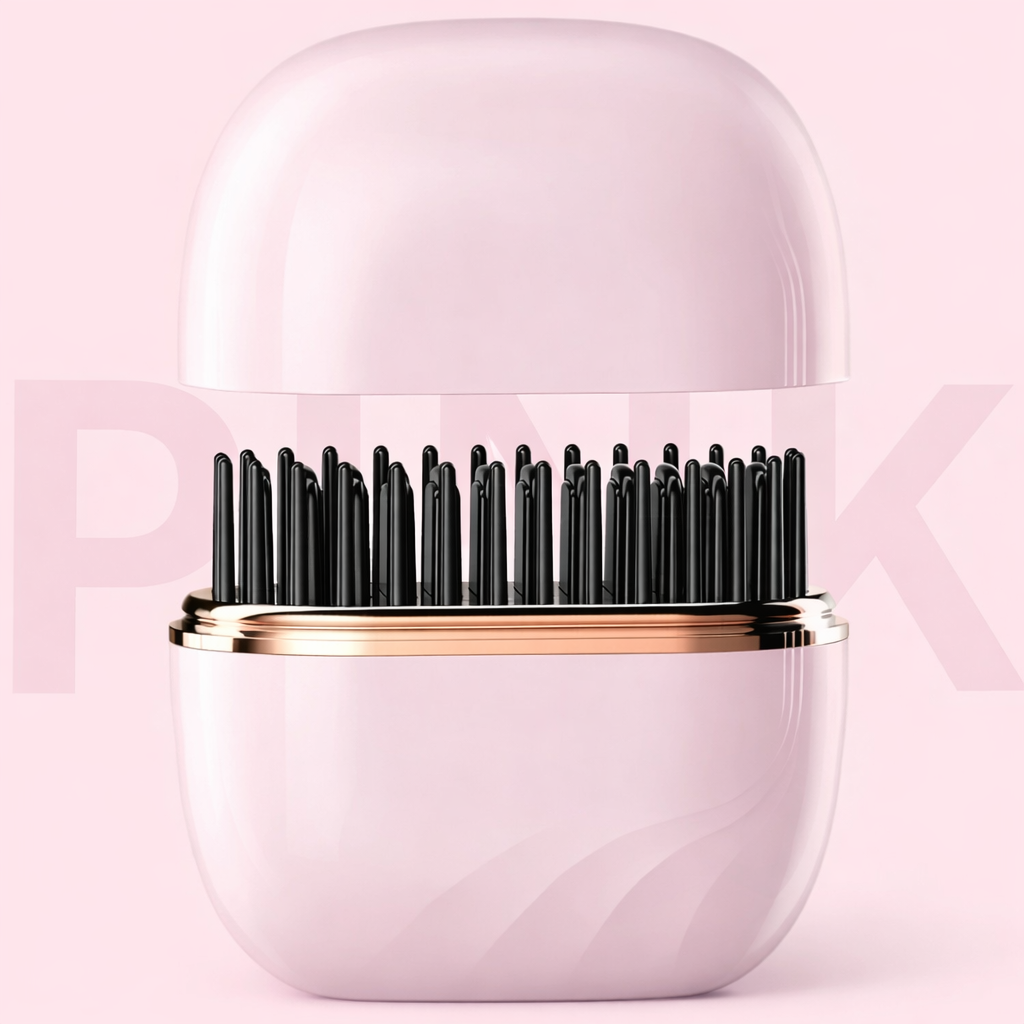 Мини безжична четка за изправяне на коса