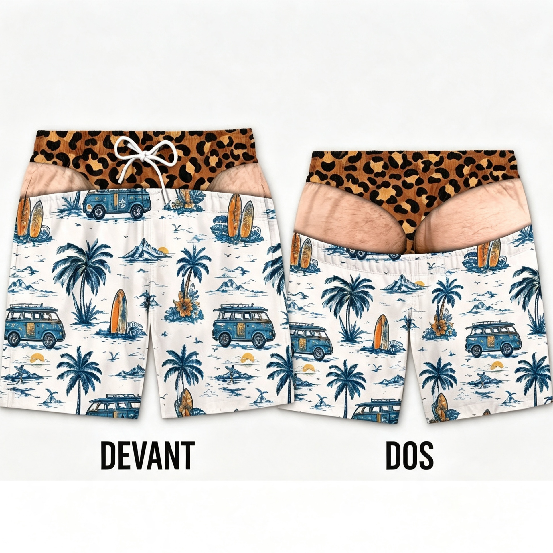 Short de Bain Homme Drôle Personnalisé – Le Cadeau Parfait pour un Été Inoubliable