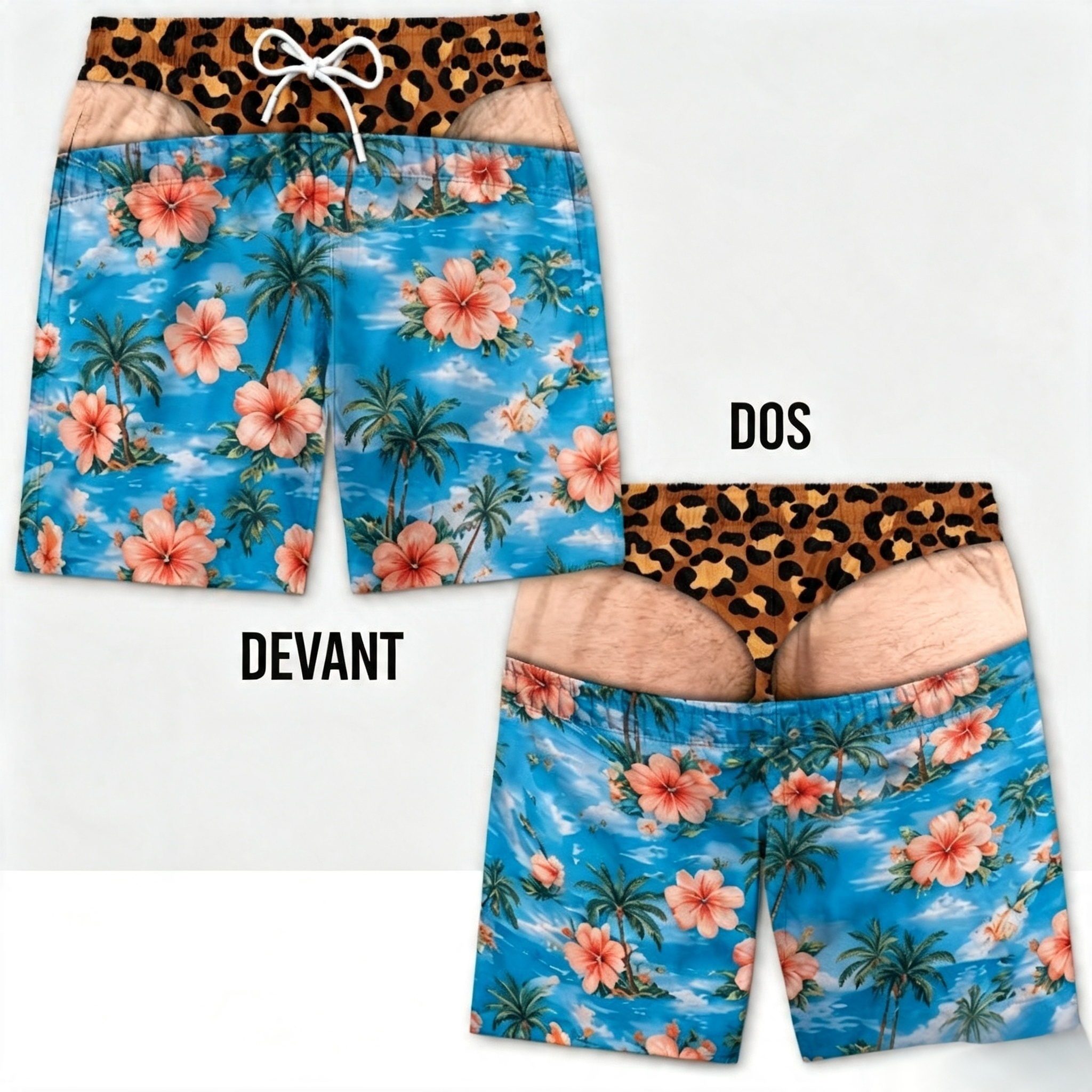Short de Bain Homme Drôle Personnalisé – Le Cadeau Parfait pour un Été Inoubliable