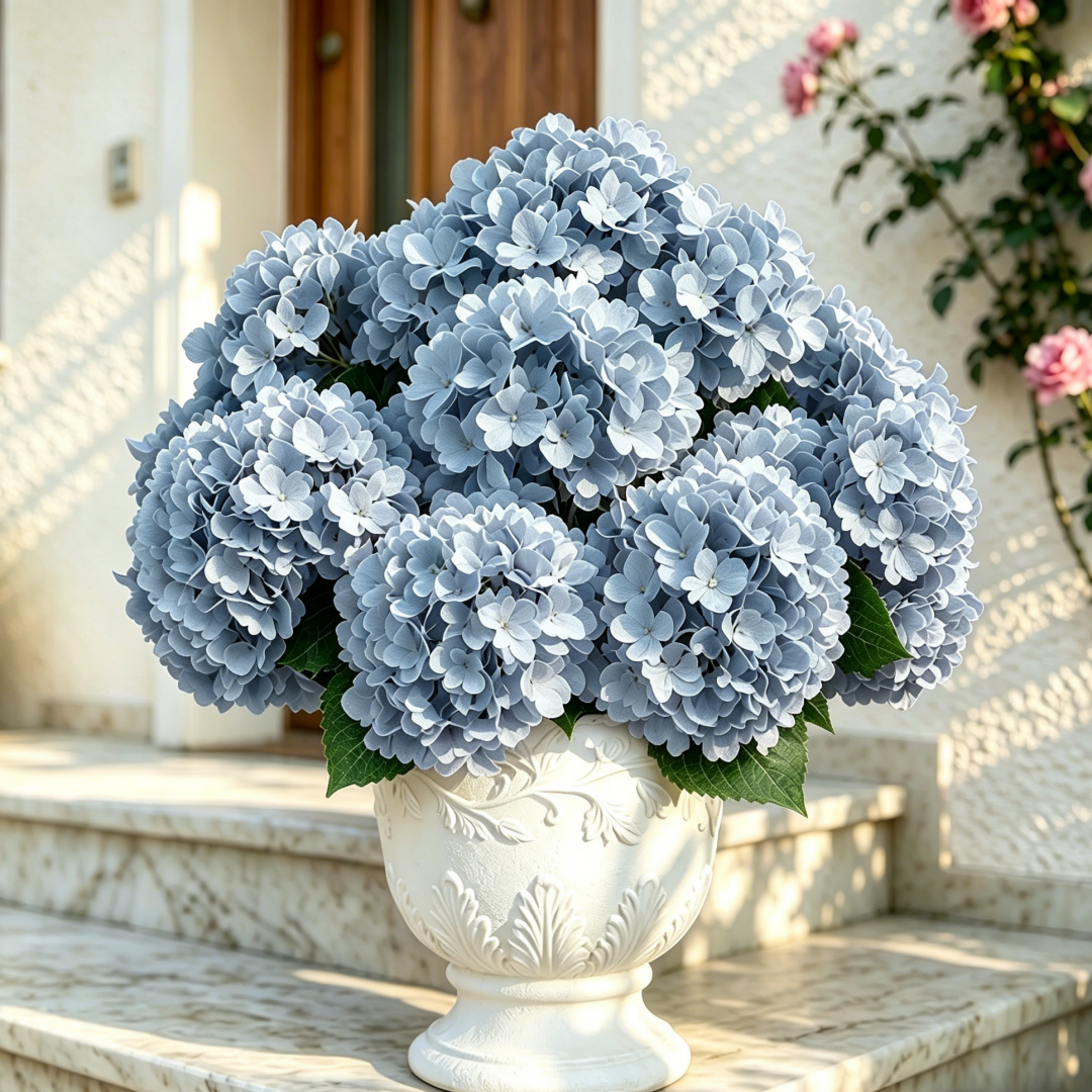 ❤Dernier jour ! Seulement 3 € l'unité !🔥💐Fleurs d'hortensia artificielles d'extérieur