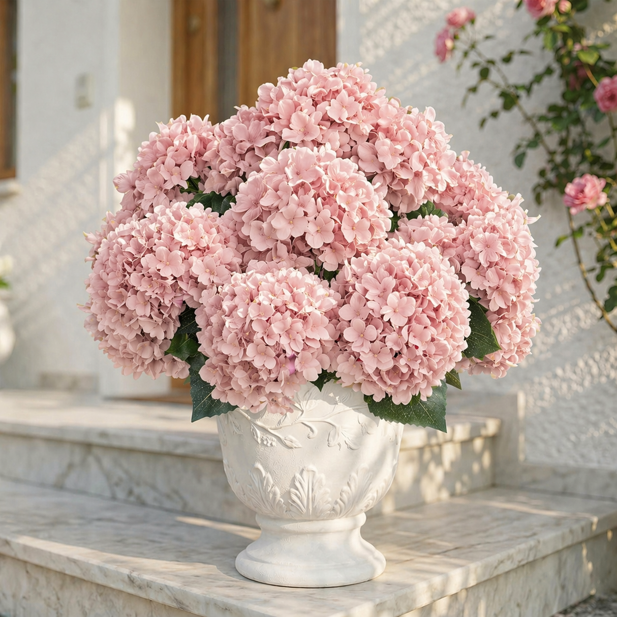 ❤Dernier jour ! Seulement 3 € l'unité !🔥💐Fleurs d'hortensia artificielles d'extérieur