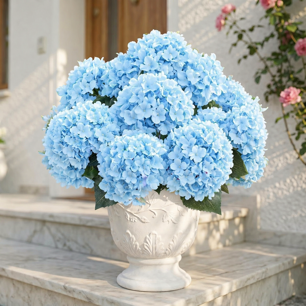 ❤Dernier jour ! Seulement 3 € l'unité !🔥💐Fleurs d'hortensia artificielles d'extérieur