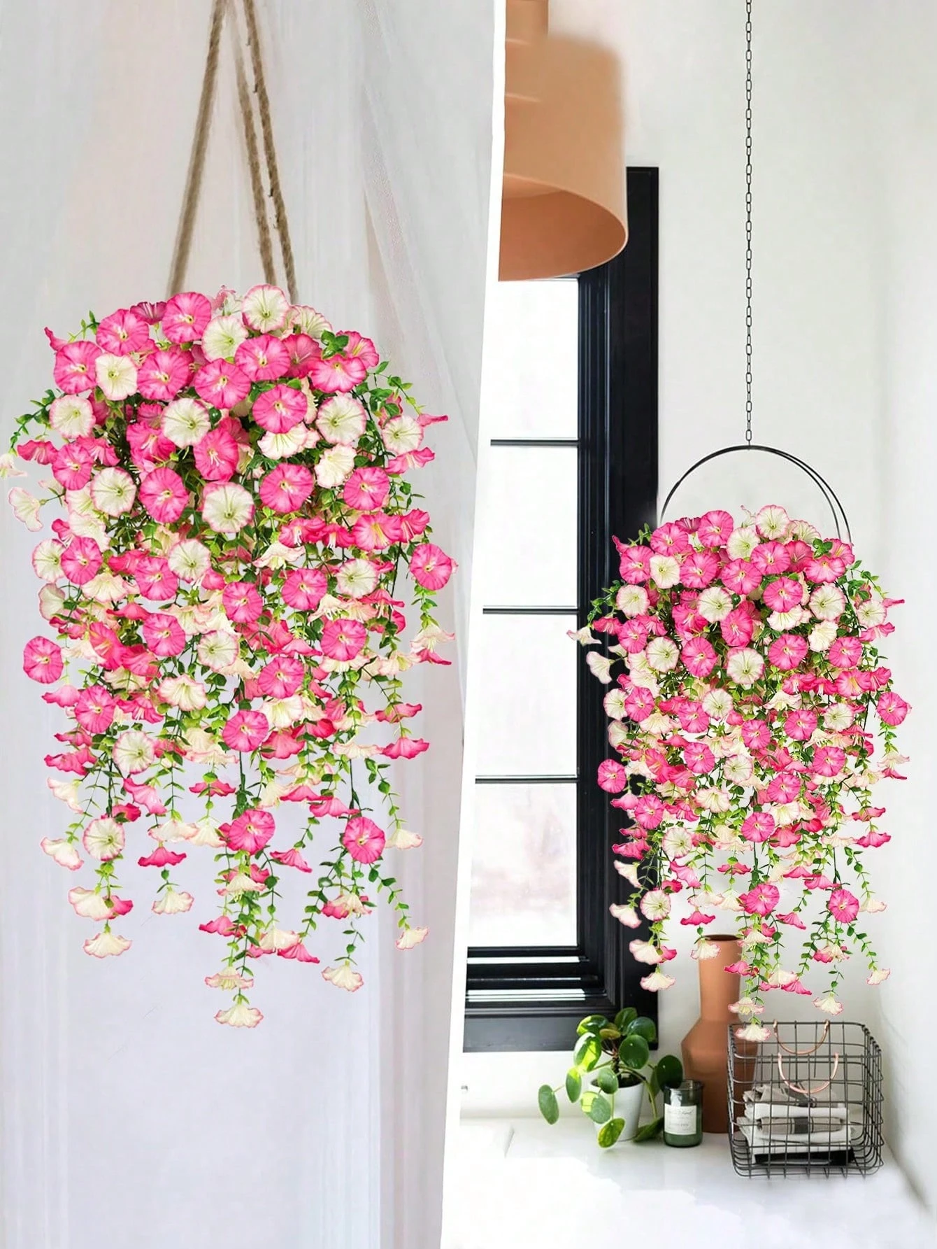 Fleurs artificielles réalistes résistantes aux UV – zéro entretien