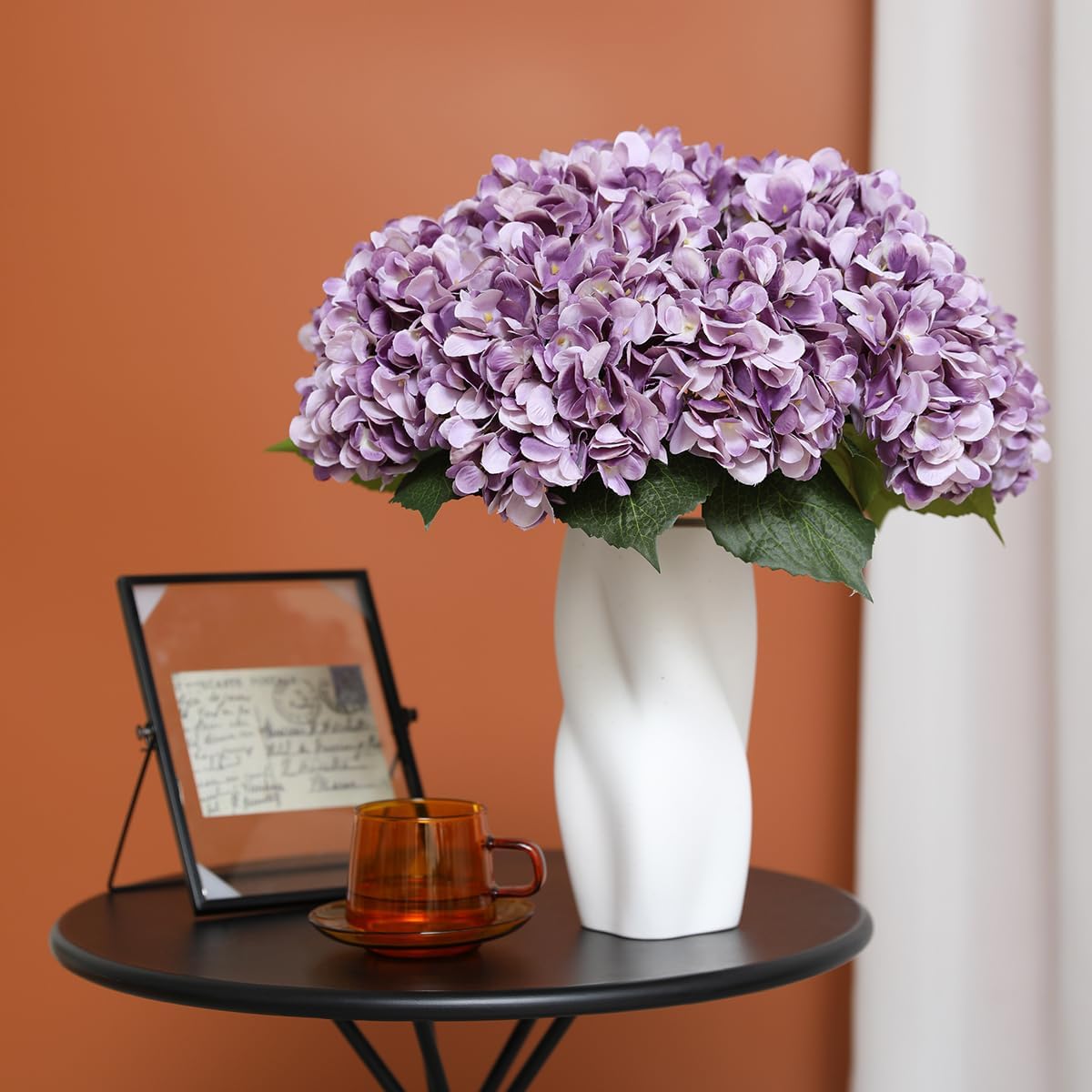 🔥💐Dernier jour ! Seulement 3 € l'unité !❤Fleurs d'hortensia artificielles d'extérieur
