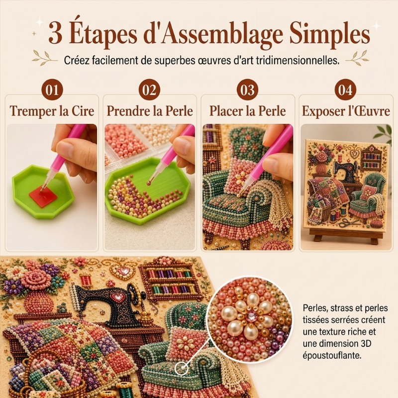 Kit de peinture diamant Creative Escape