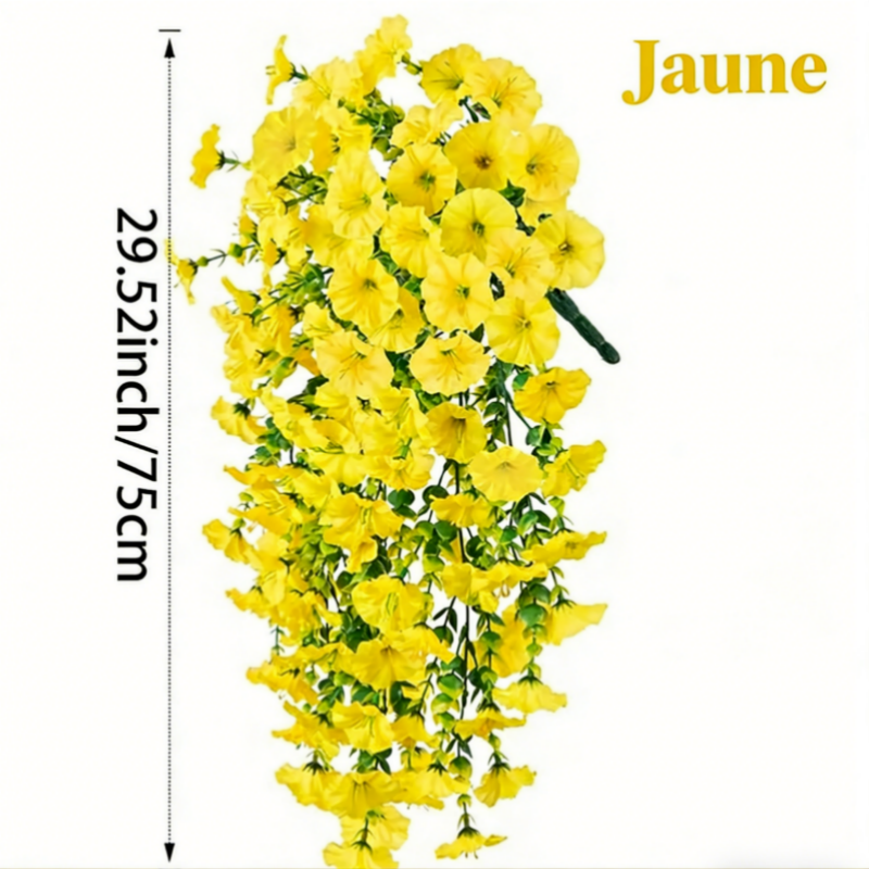 Fleurs artificielles réalistes résistantes aux UV – zéro entretien