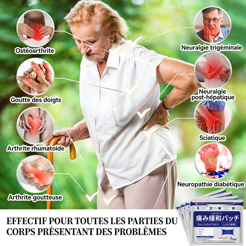 💚Patch Antidouleur Multi-Action à Base de Plantes