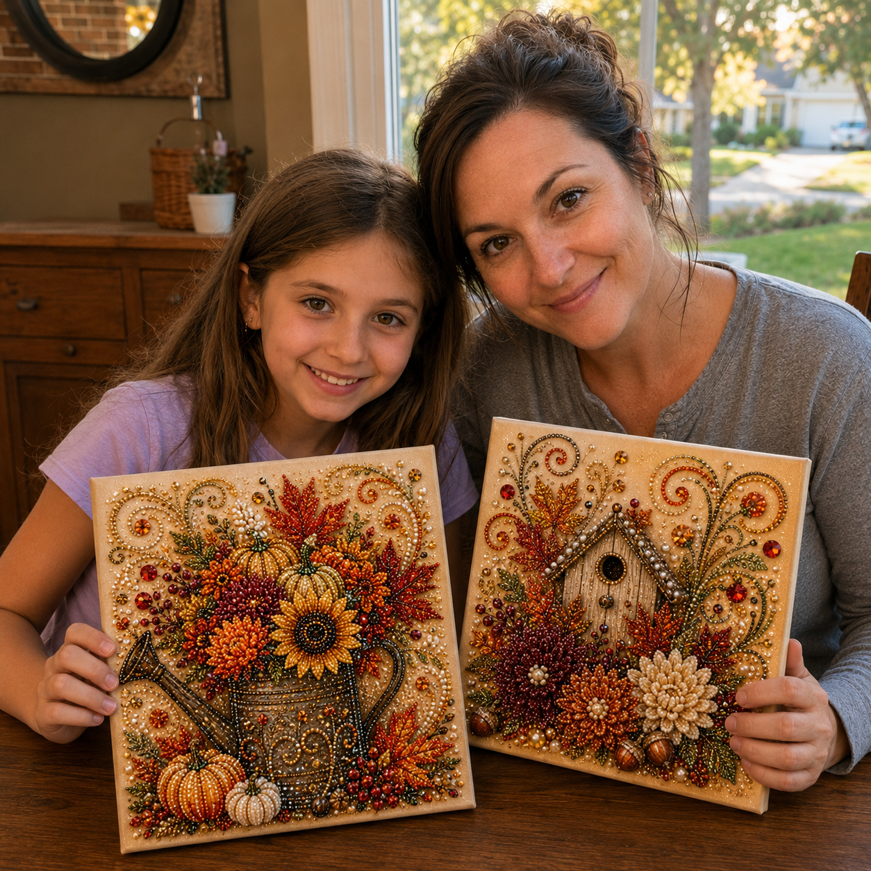  🍂💎 Kit de peinture nacrée 3D automne