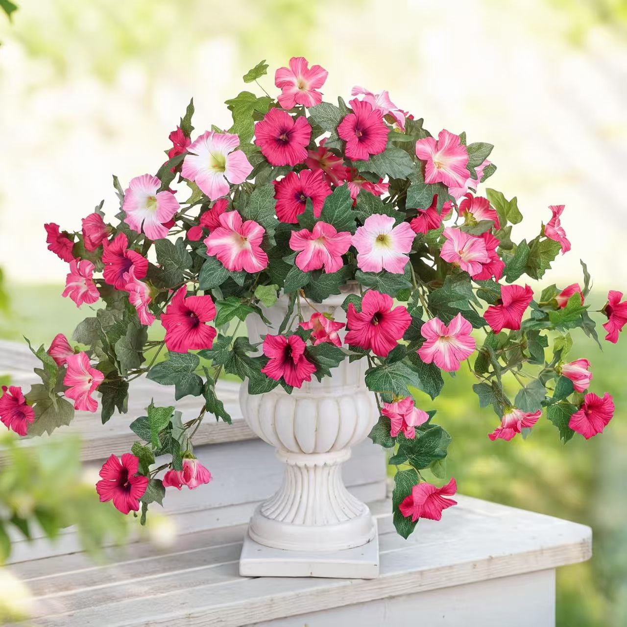 🔥Pétunias artificiels en soie pour le printemps – Résistants aux UV, couleurs durables