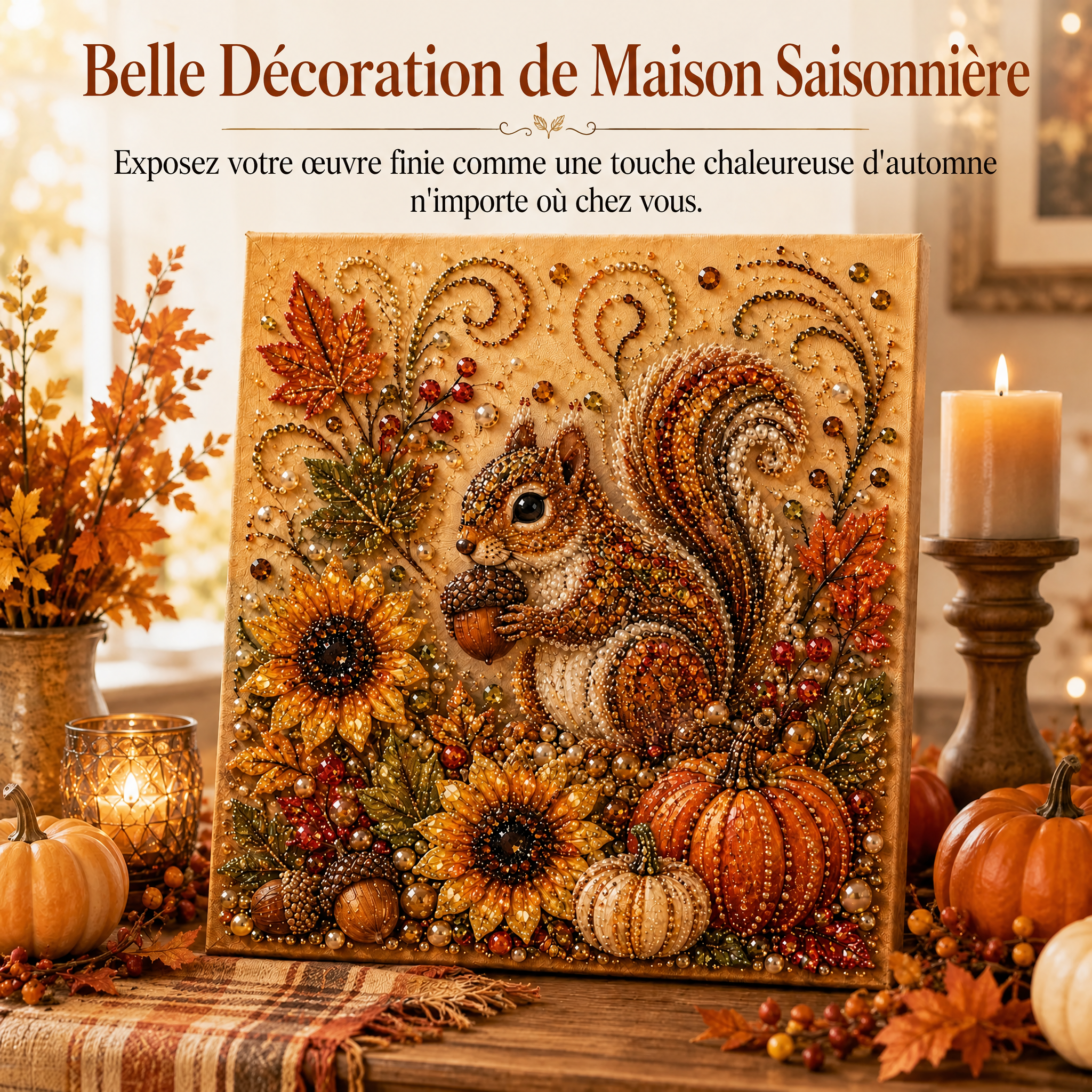 🍂 Kit de peinture nacrée 3D automne