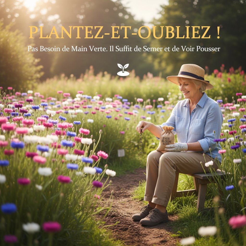 🌱 Graines de Bleuet de Qualité Supérieure – La Fleur Sauvage « Inarrêtable » Qui Pousse Partout