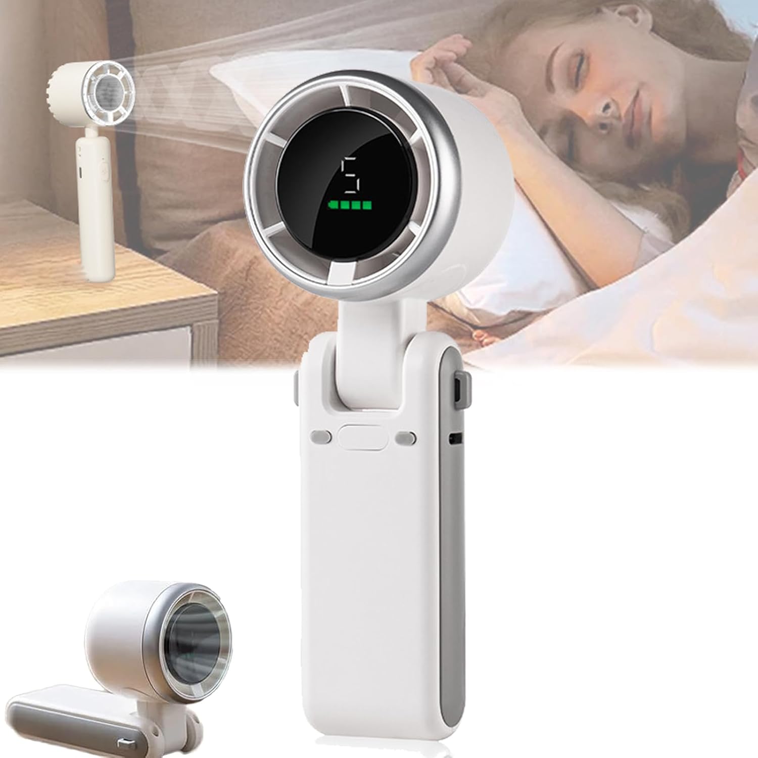 ❄️ Ventilateur de Cou – Fraîcheur Instantanée