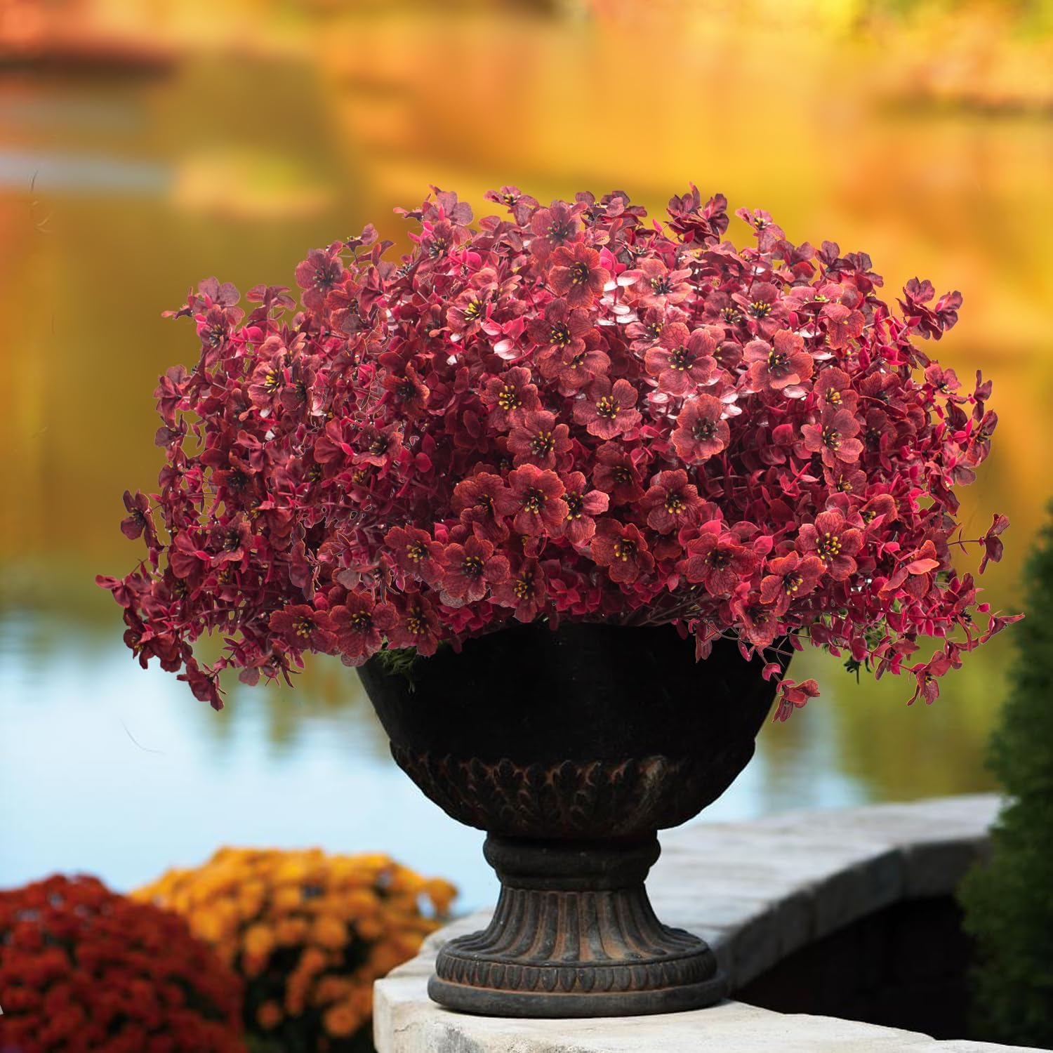 Chrysanthèmes Artificiels d’Automne – Résistants aux UV