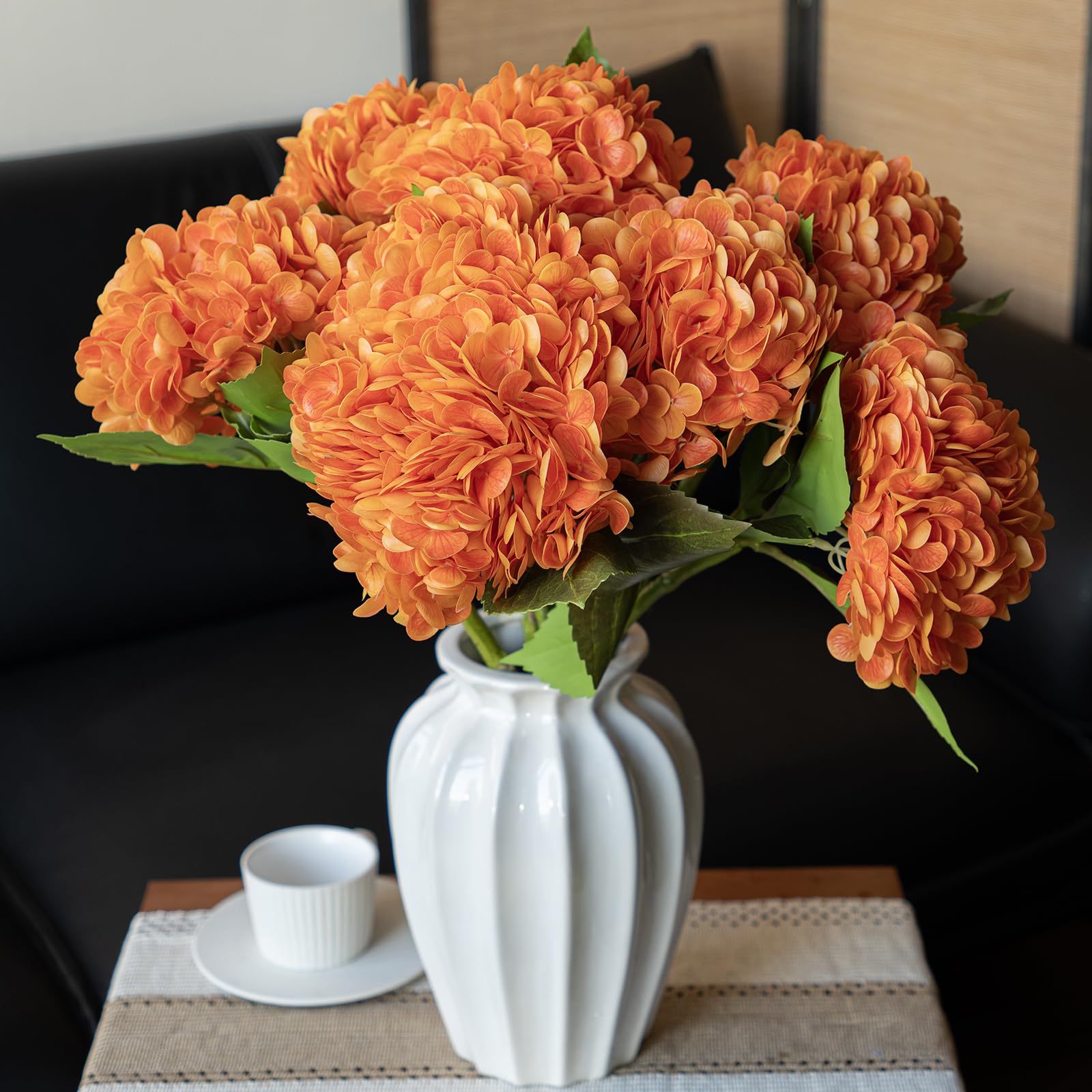 🔥💐Dernier jour ! Seulement 3 € l'unité !❤Fleurs d'hortensia artificielles d'extérieur