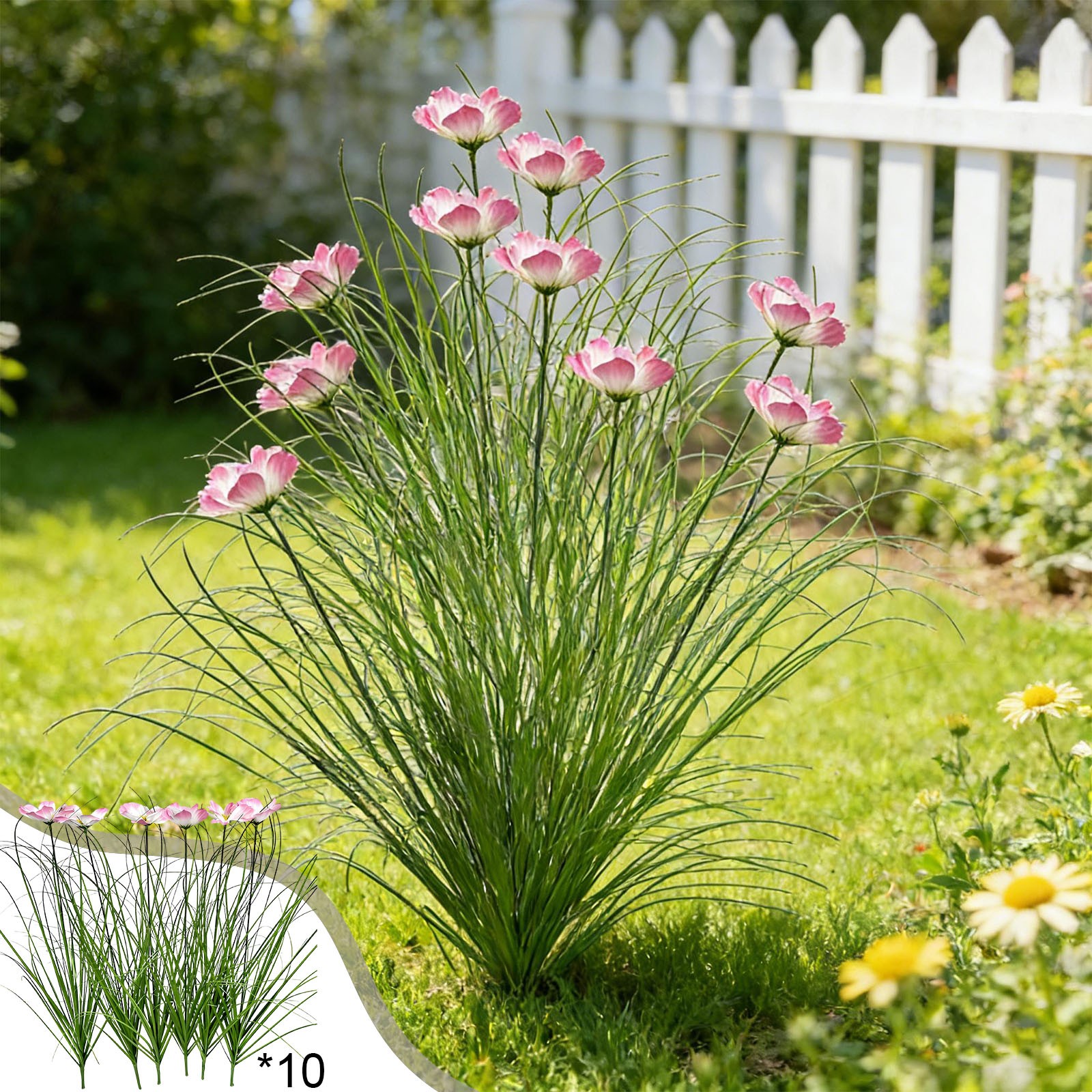 EGNMCR Home Decor, Room Decor, Wall Decor Artificial Green Plants Landscapes Artificial Grass Crafts Large Grass Plants Bionics Plastics simulation grass