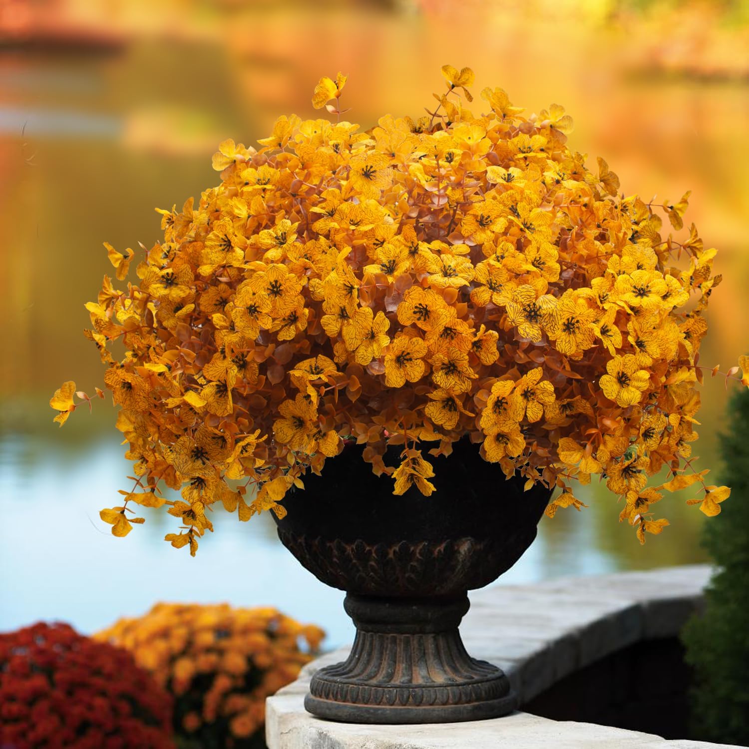 Chrysanthèmes Artificiels d’Automne – Résistants aux UV