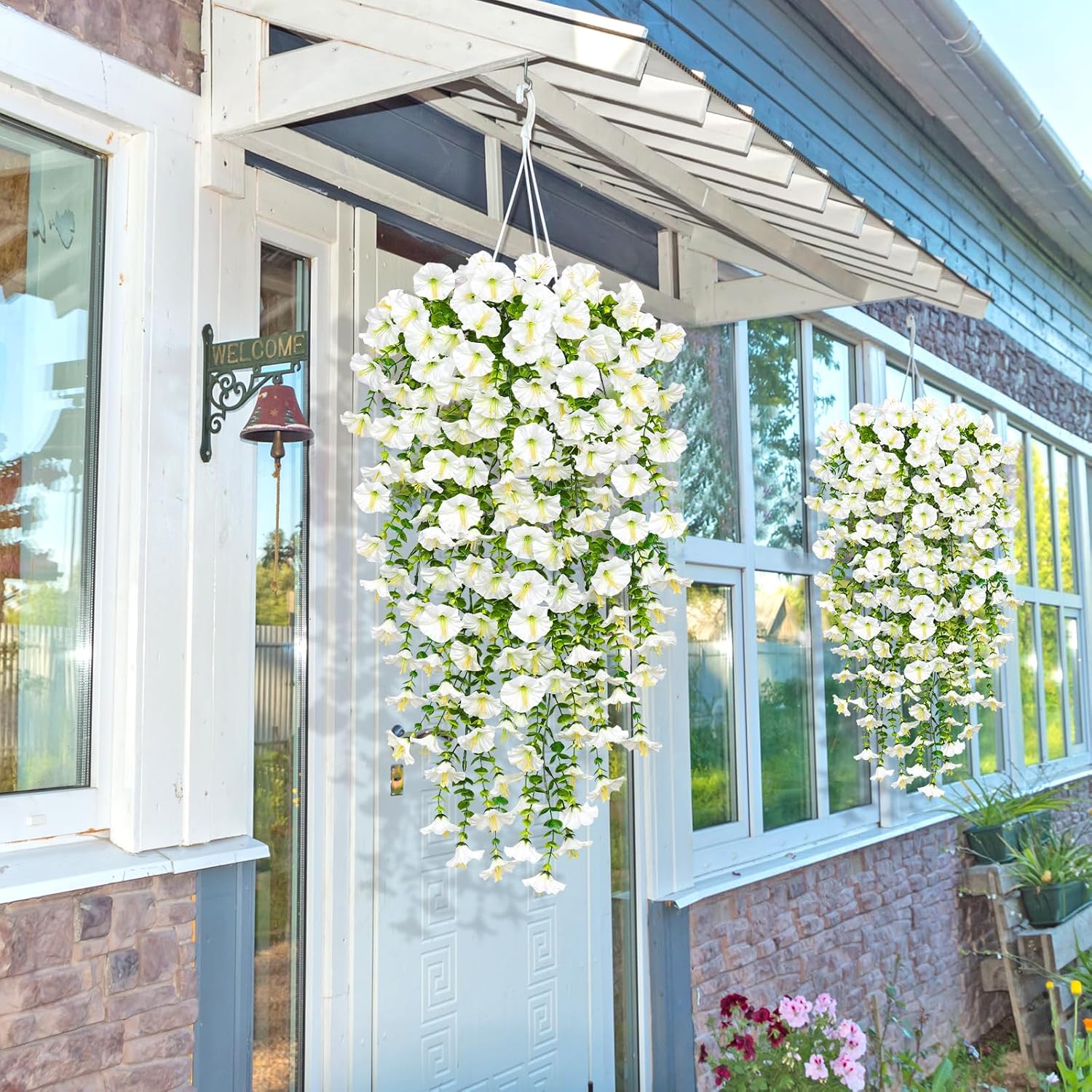 Fleurs artificielles réalistes résistantes aux UV – zéro entretien