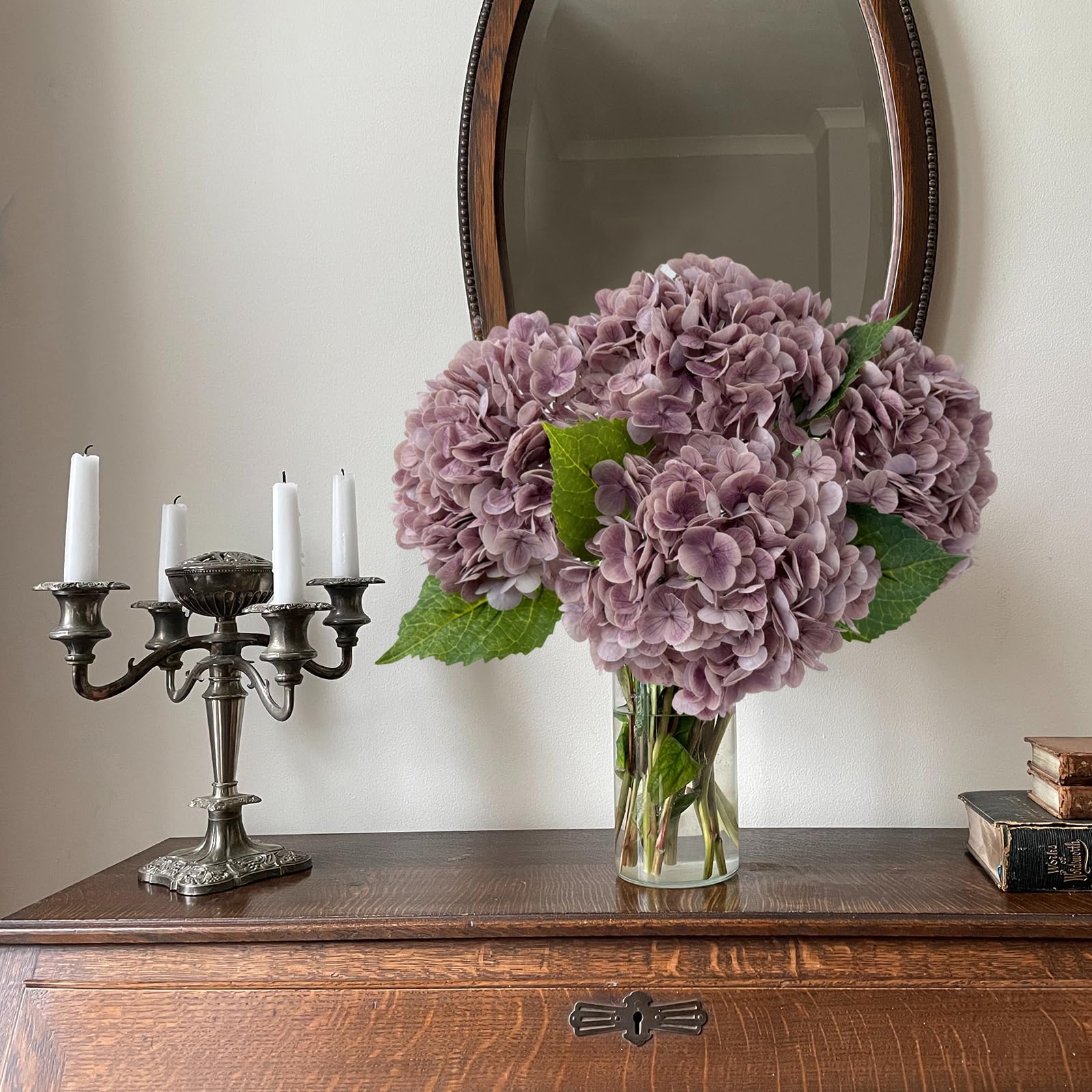 🔥💐Dernier jour ! Seulement 3 € l'unité !❤Fleurs d'hortensia artificielles d'extérieur