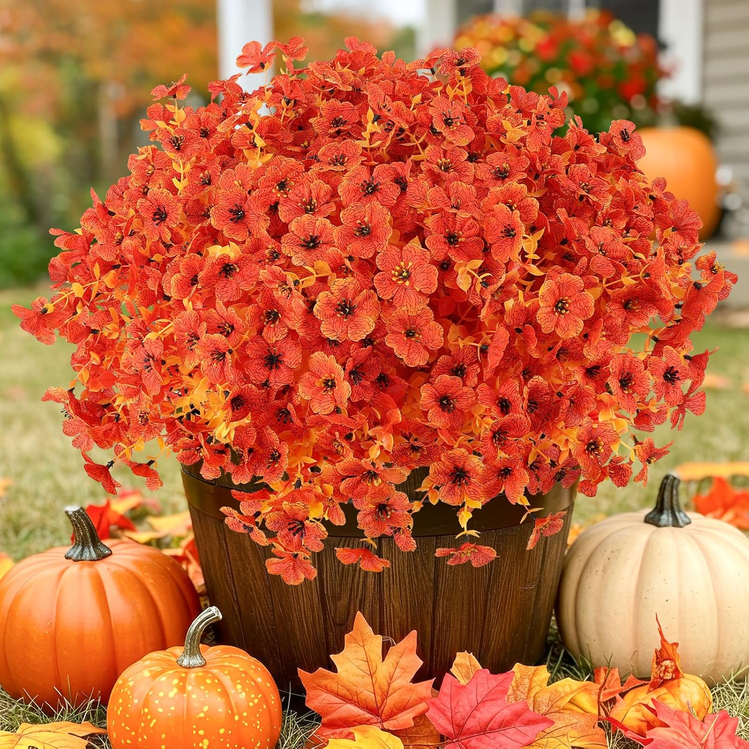 Chrysanthèmes Artificiels d’Automne – Résistants aux UV