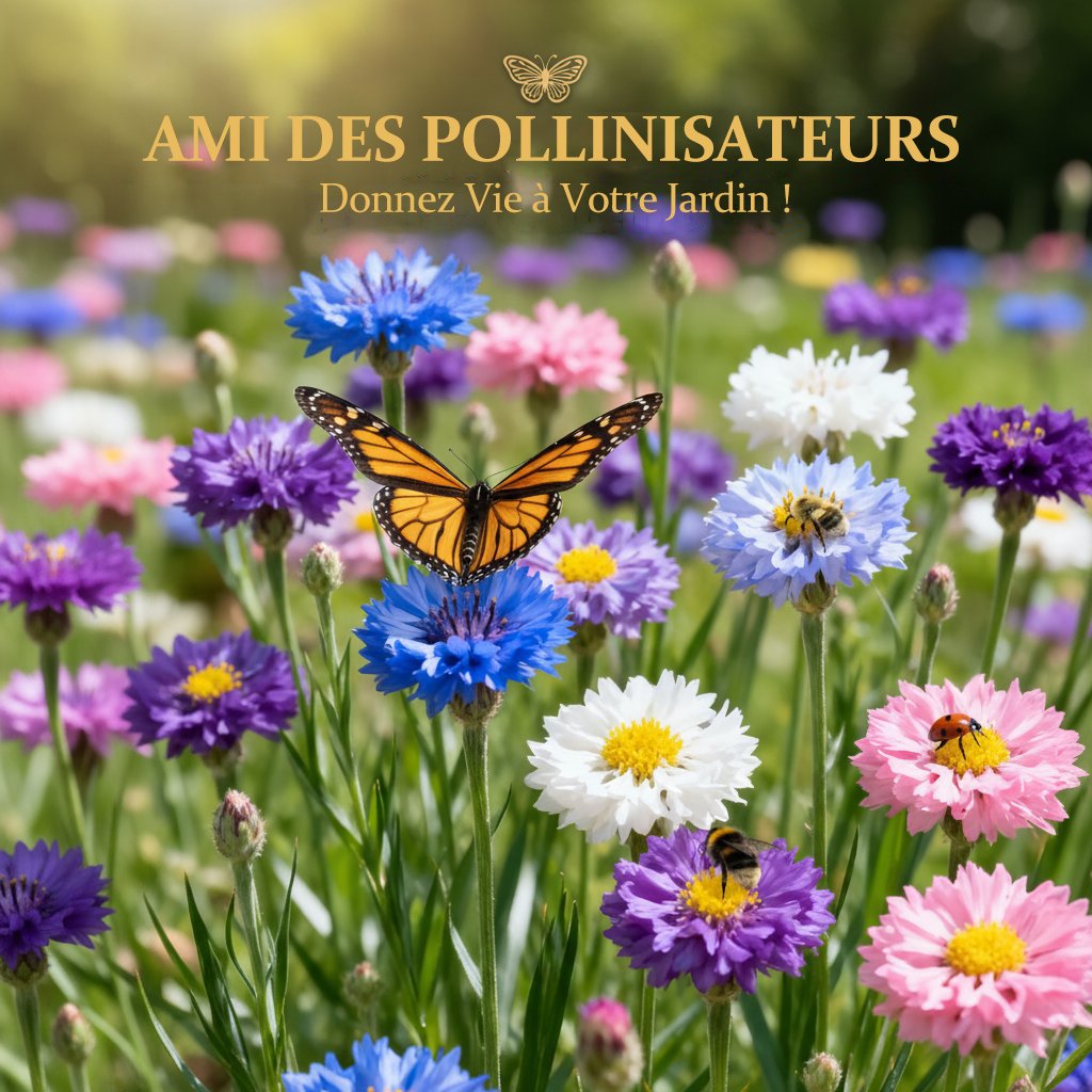 🌱 Graines de Bleuet de Qualité Supérieure – La Fleur Sauvage « Inarrêtable » Qui Pousse Partout