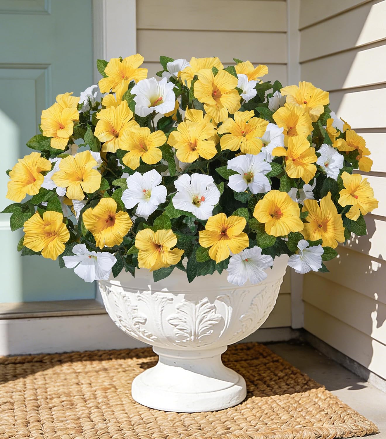 🔥Pétunias artificiels en soie pour le printemps – Résistants aux UV, couleurs durables