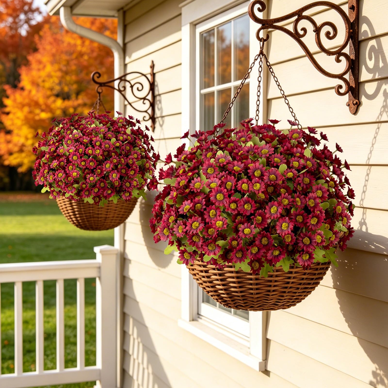  🌼 DERNIER JOUR : -50 % 🧡 Sunset Mums – Chrysanthèmes Artificiels d’Automne 