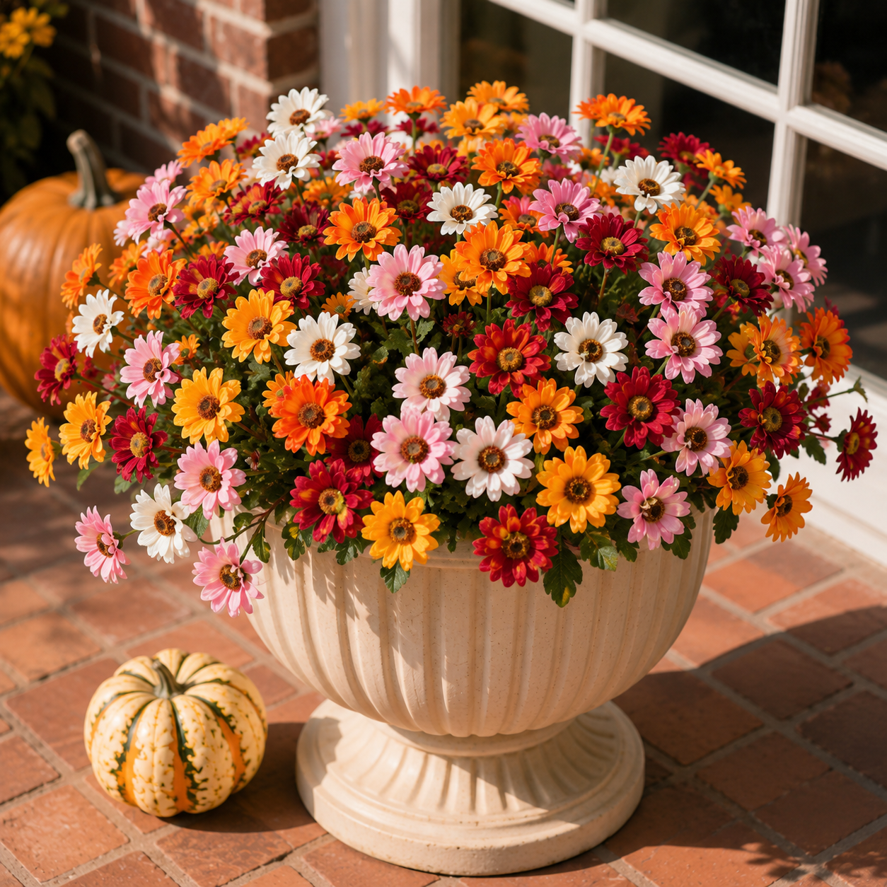  🌼 DERNIER JOUR : -50 % 🧡 Sunset Mums – Chrysanthèmes Artificiels d’Automne 