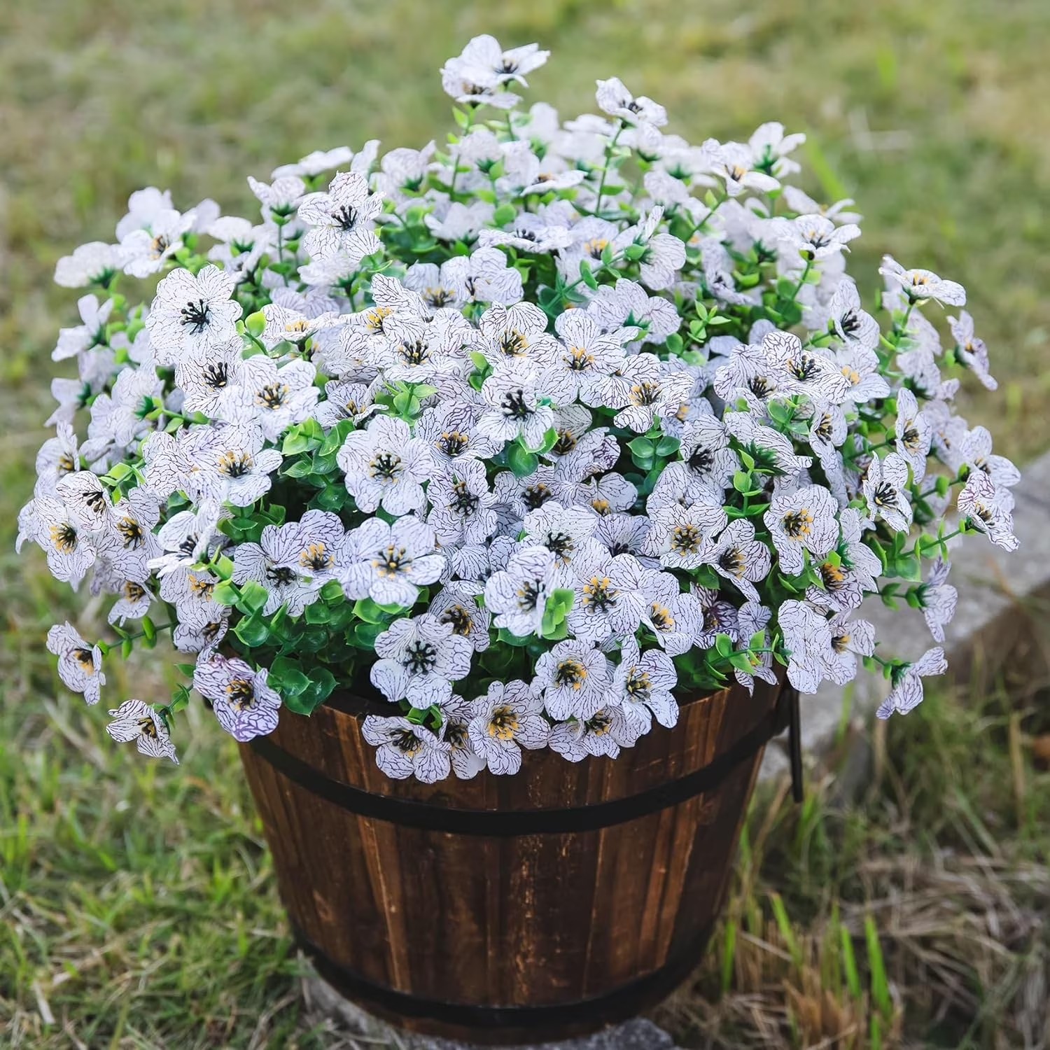  🌺-75% aujourd’hui seulement🌺 Fleurs artificielles ultra réalistes résistantes aux UV 