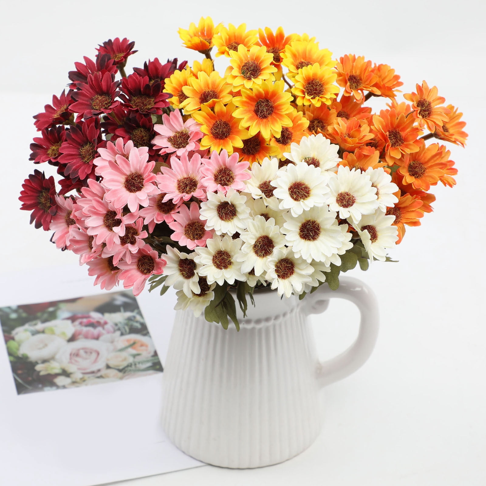  🌼 DERNIER JOUR : -50 % 🧡 Sunset Mums – Chrysanthèmes Artificiels d’Automne 