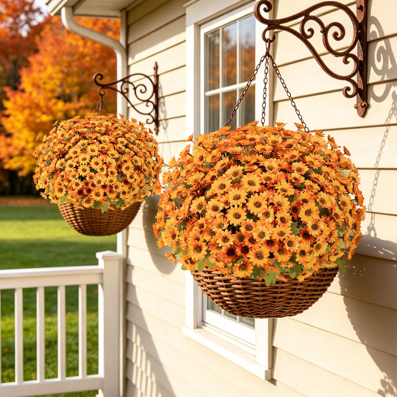  🌼 DERNIER JOUR : -50 % 🧡 Sunset Mums – Chrysanthèmes Artificiels d’Automne 