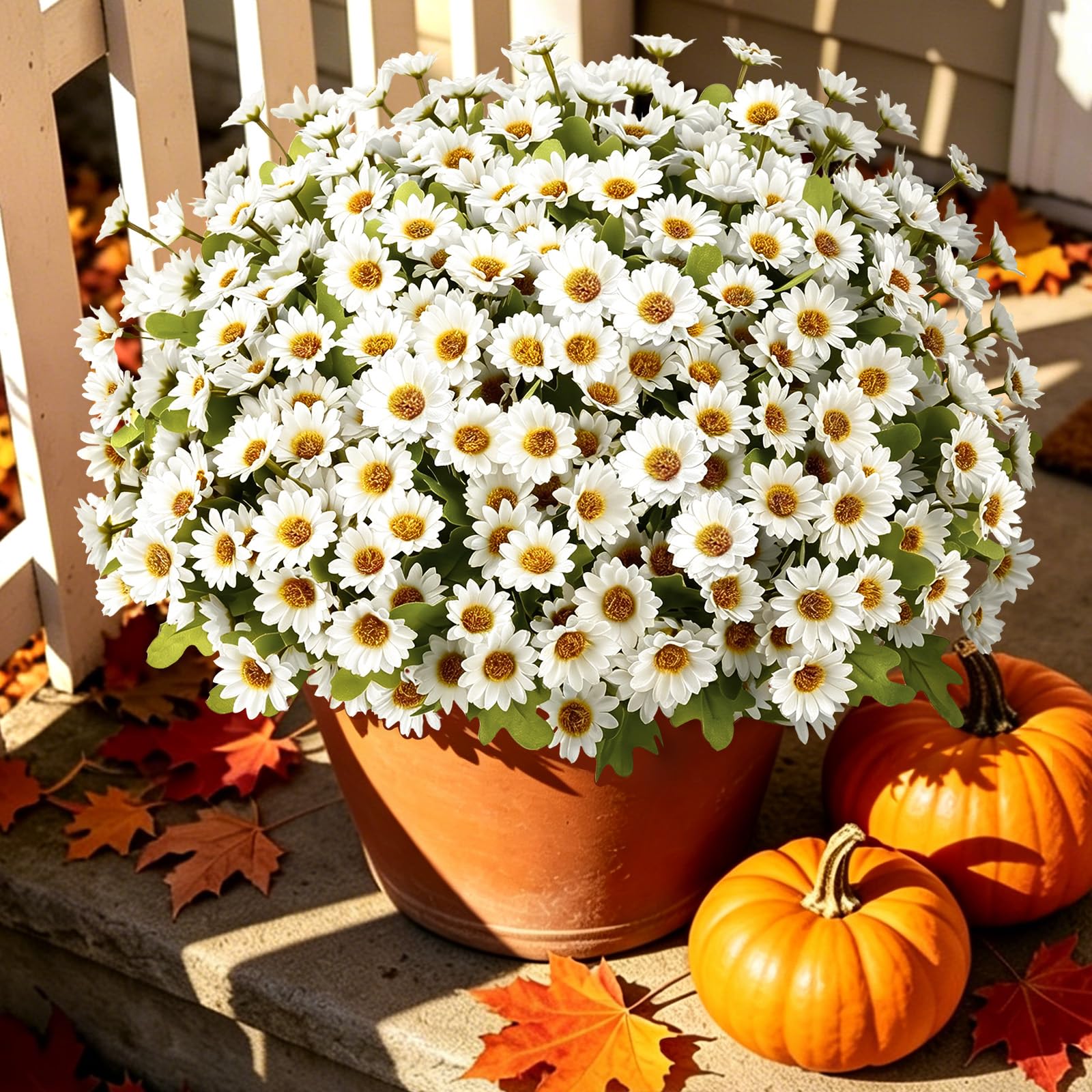  🌼 DERNIER JOUR : -50 % 🧡 Sunset Mums – Chrysanthèmes Artificiels d’Automne 