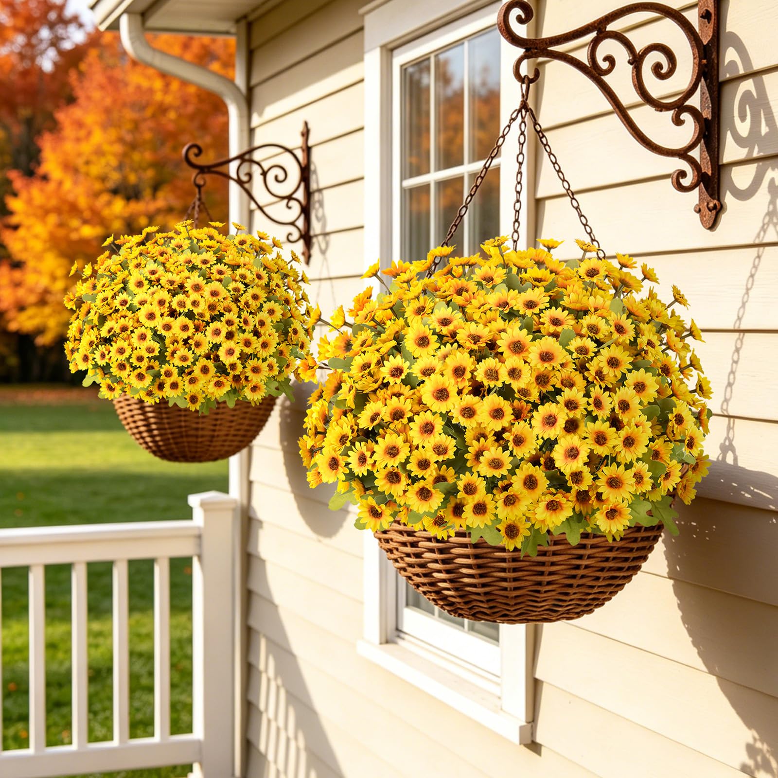  🌼 DERNIER JOUR : -50 % 🧡 Sunset Mums – Chrysanthèmes Artificiels d’Automne 