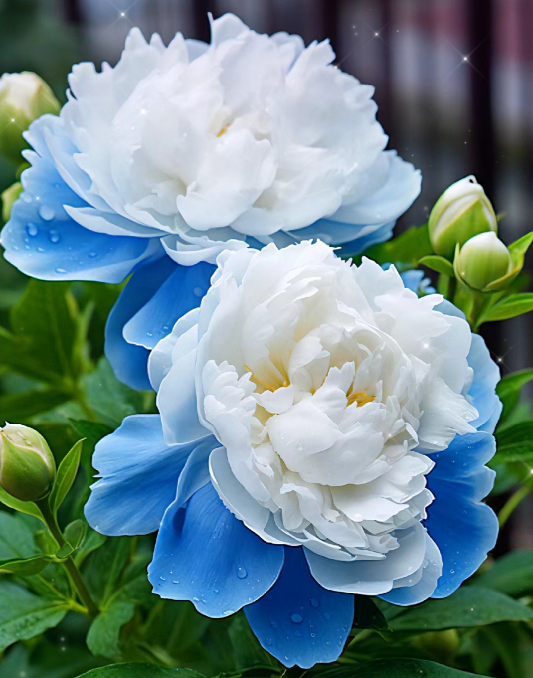 Collection de graines de pivoines arc-en-ciel rares