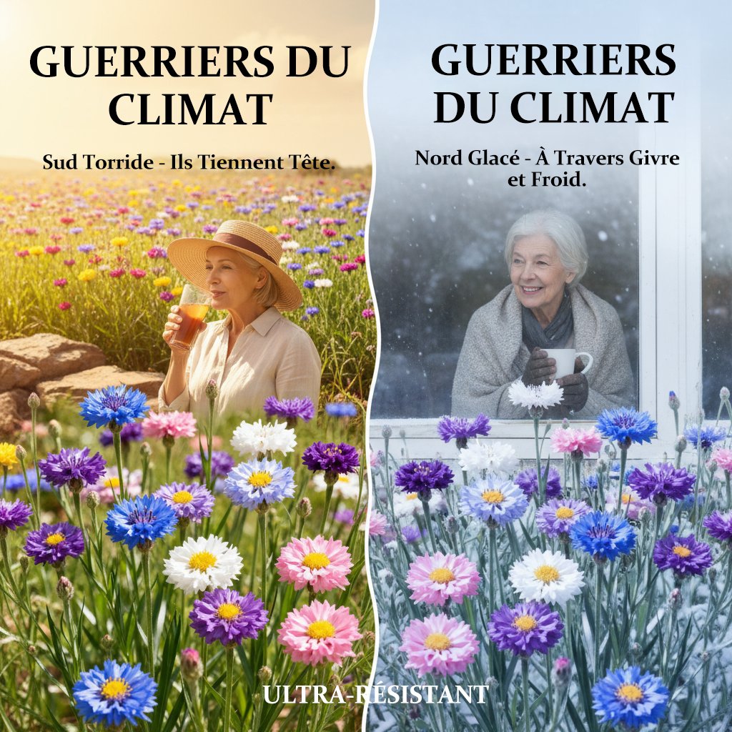 🌱 Graines de Bleuet de Qualité Supérieure – La Fleur Sauvage « Inarrêtable » Qui Pousse Partout