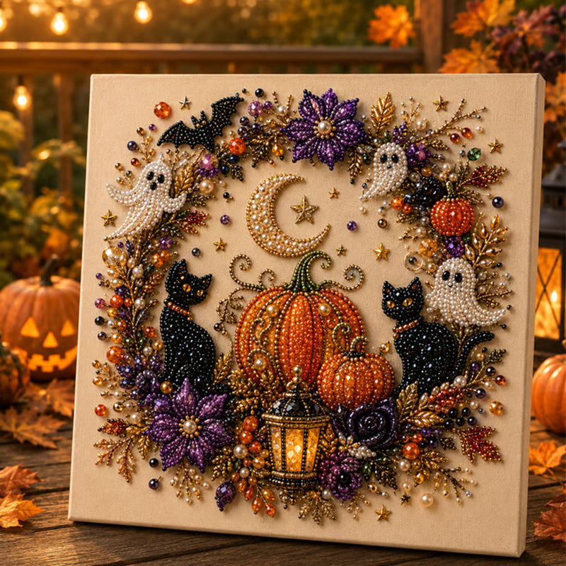 👻✨ Kit créatif Halloween en perles 3D