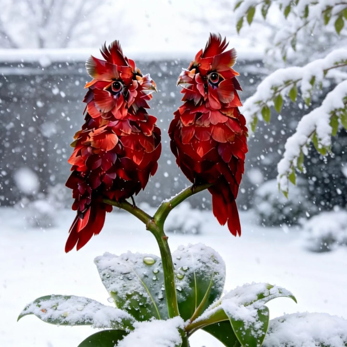  🐦  Crimson Firebird Flower Seeds | Rare & Enchanting 🌺