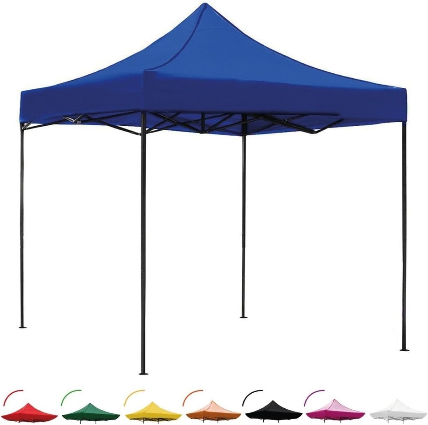RACK & PACK Carpa 3x3 para Exteriores Lona Jardin Toldo Retractil Estructura de Acero Plegable 3 Ajustes de Altura Impermeabilidad 600D Premium Campismo Facil Armado Fiesta Reunión (Verde)