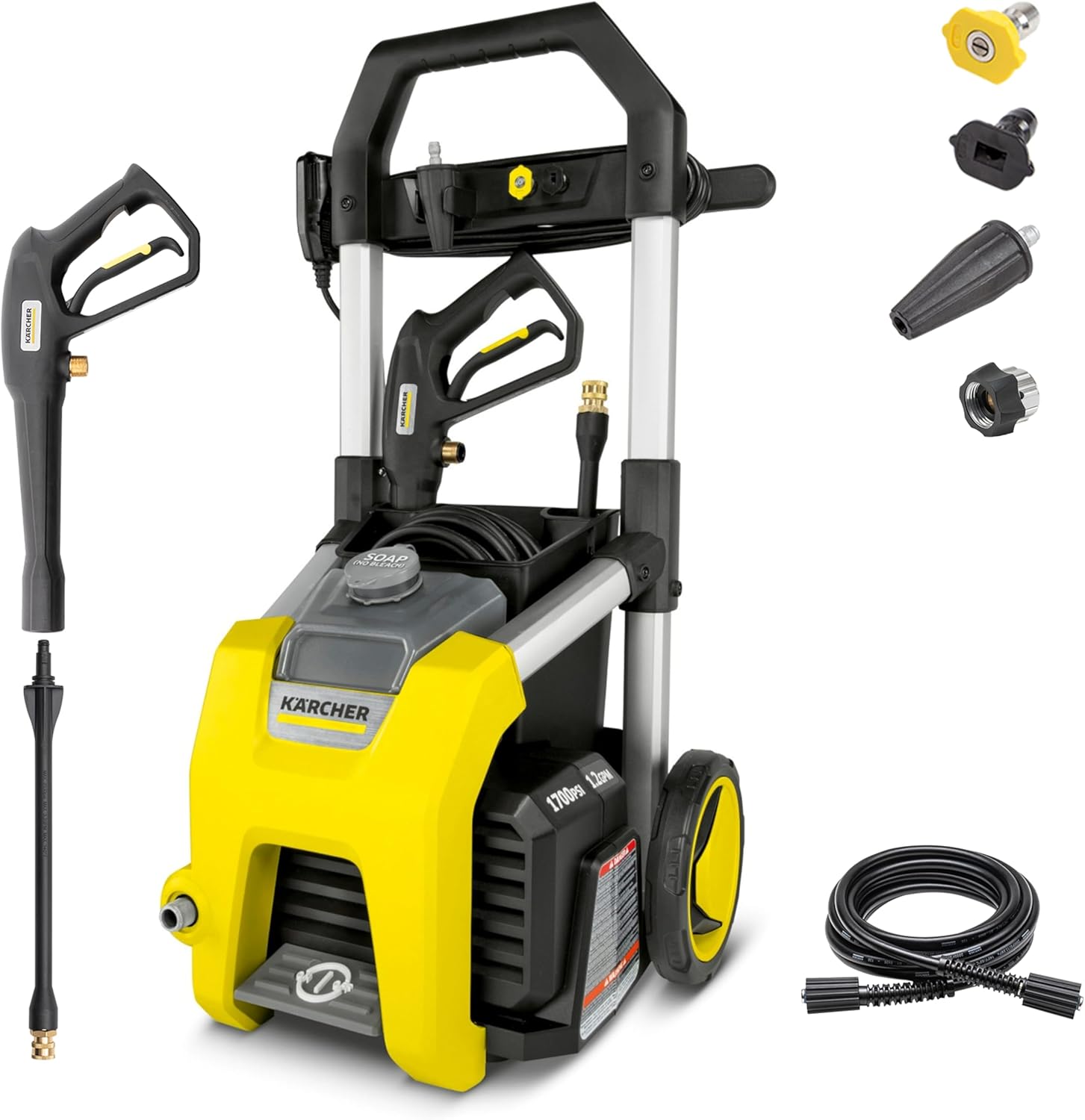 Karcher - Máquina limpiadora eléctrica a presión, K1700 Cubo, Amarillo