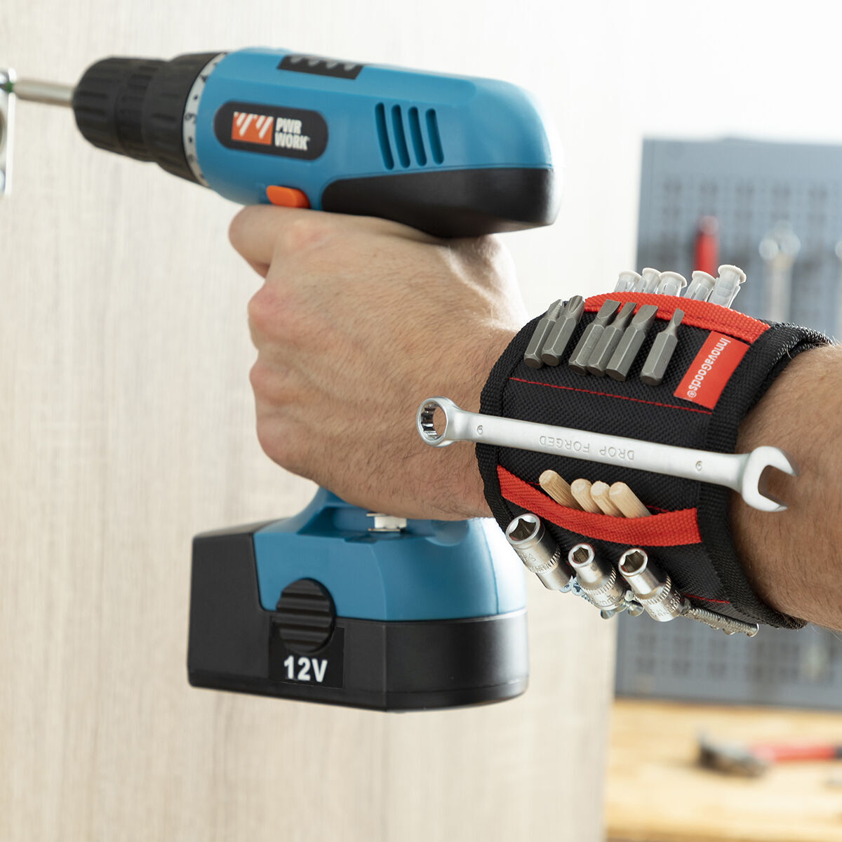    Innovagoods Muñequera Magnética para Bricolaje WrisTool InnovaGoods