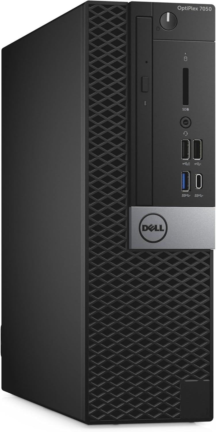Dell OptiPlex 7050 SFF Computadora de computadora con Monitor Full HD de 24 Pulgadas, Juego de PC de 6ª generación Quad Core i7-6700, 16 GB de RAM, 512 GB SSD, Teclado y Mouse, WiFi, Windows 10 Pro