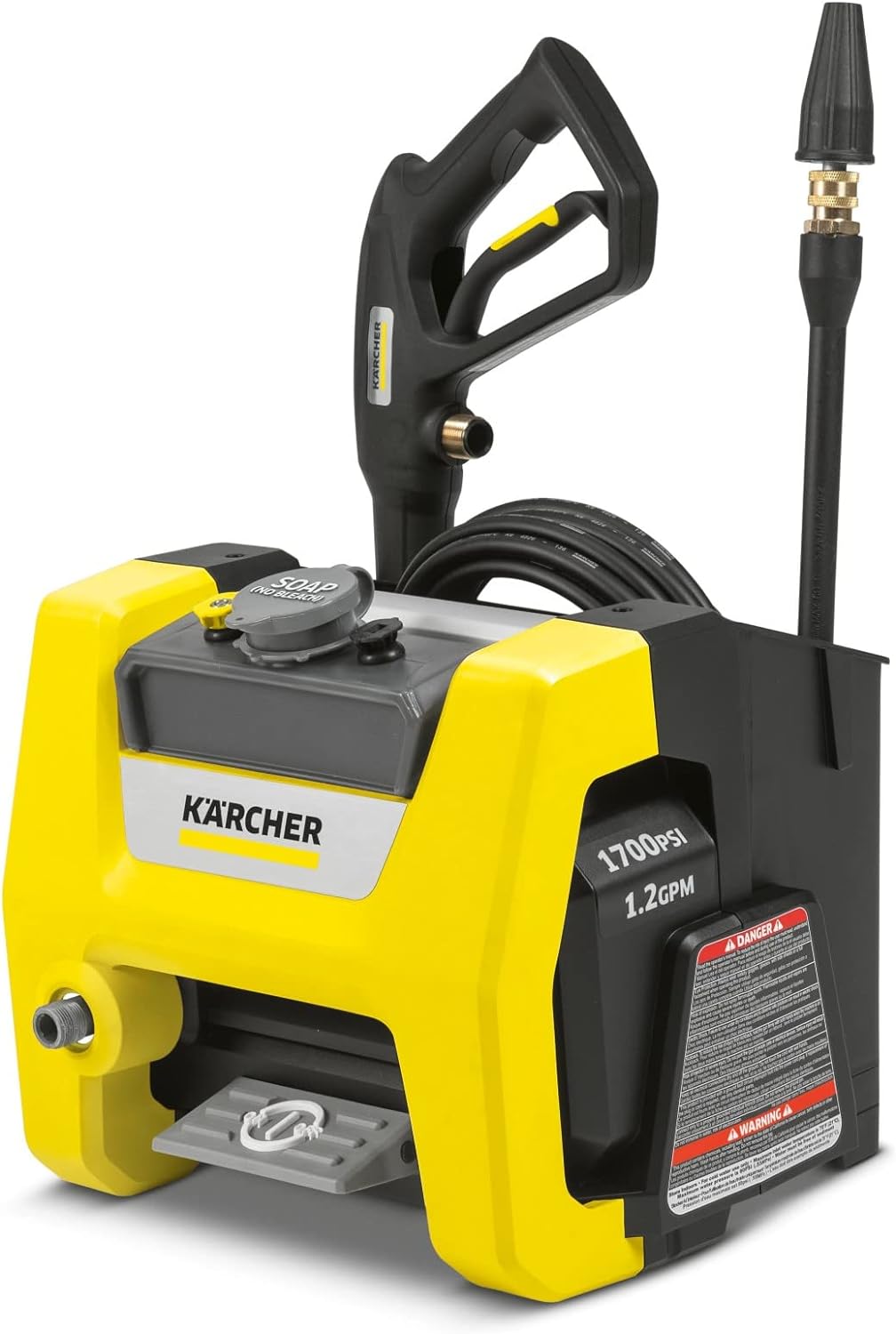 Karcher - Máquina limpiadora eléctrica a presión, K1700 Cubo, Amarillo