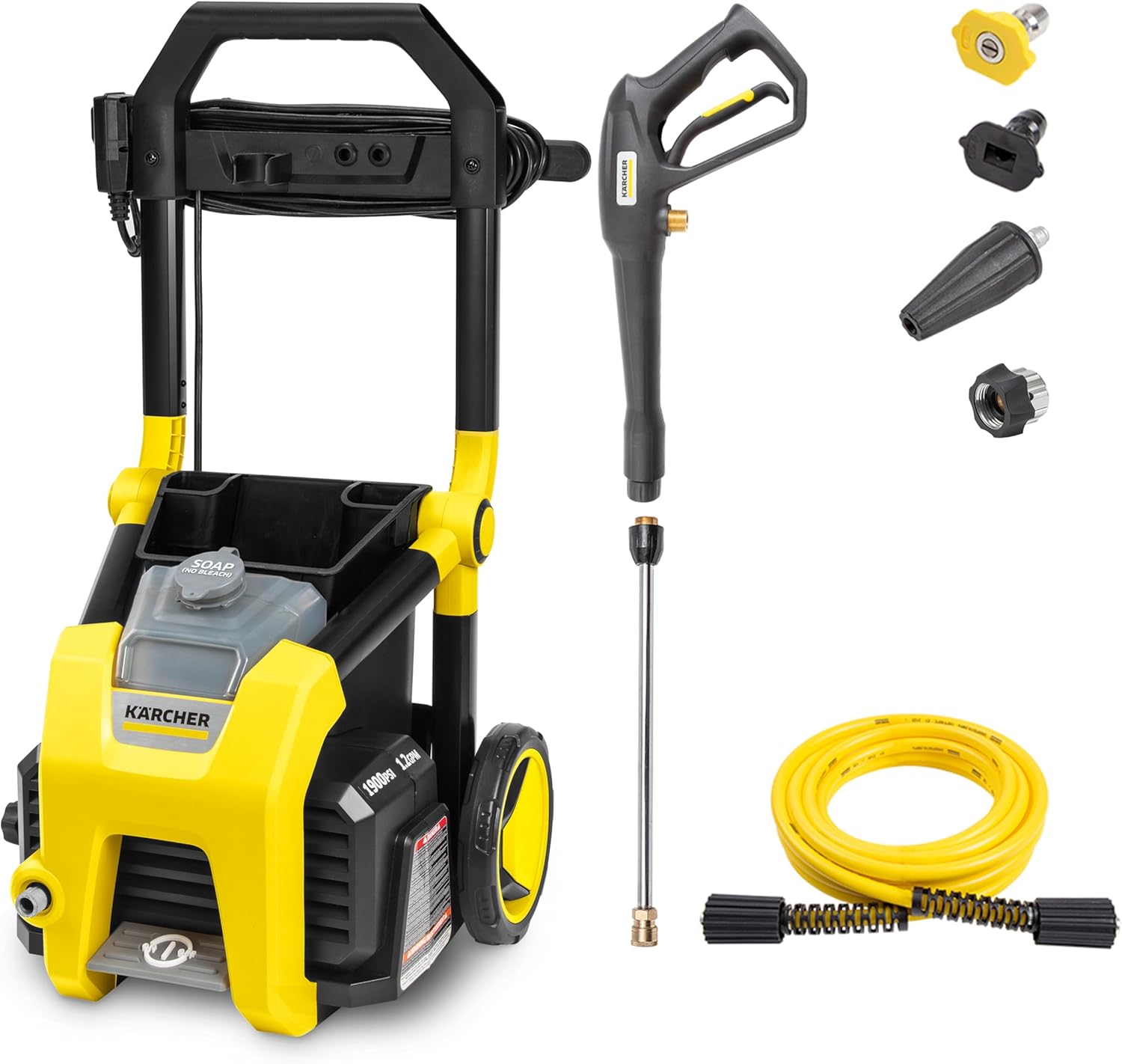 Karcher - Máquina limpiadora eléctrica a presión, K1700 Cubo, Amarillo