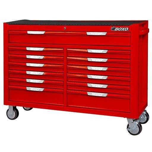 Caja de herramientas con gabinete de rodillos de cuerpo ancho con cajones