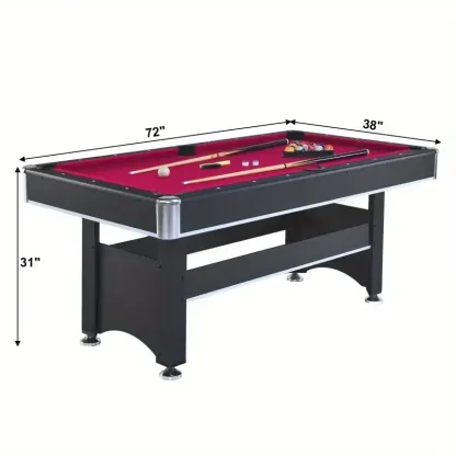 Mesa de billar de 6 pies con mesa de tenis de mesa