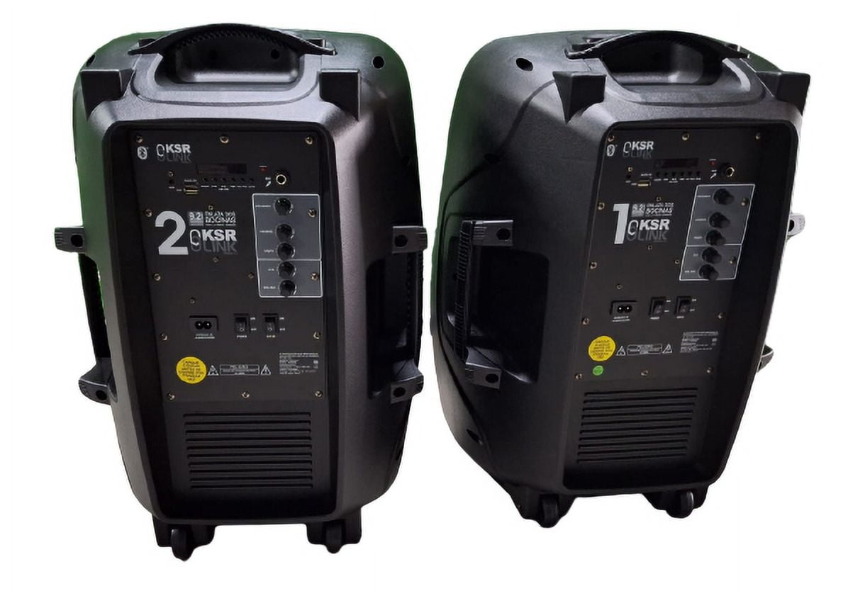 Kit Profesional de 2 Bafles Amplificados 15 Pulgadas Kaiser PAK-9015