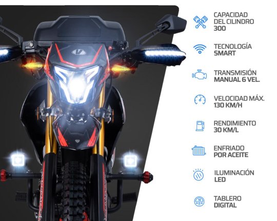 Motocicleta Vento Crossmax Pro 300 CC 2025