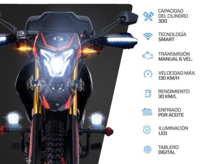Motocicleta Vento Crossmax Pro 300 CC 2025