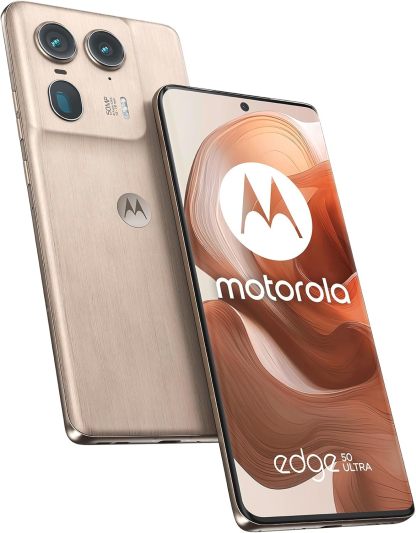 motorola Edge 50 Ultra 5G (International Version) 1TB Storage + 16GB RAM Dual-SIM (Nano, eSIM) Unlocked Android 14 Smartphone (Forest Grey)